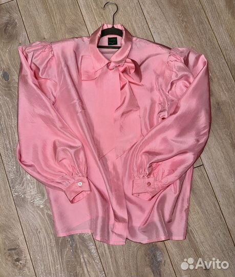 Блузка розовая 48 размер 100% шелк, Голландия