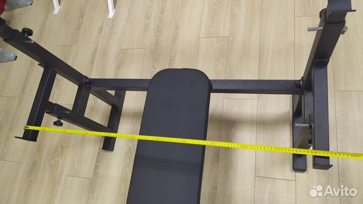 Скамья с упорами для штанги