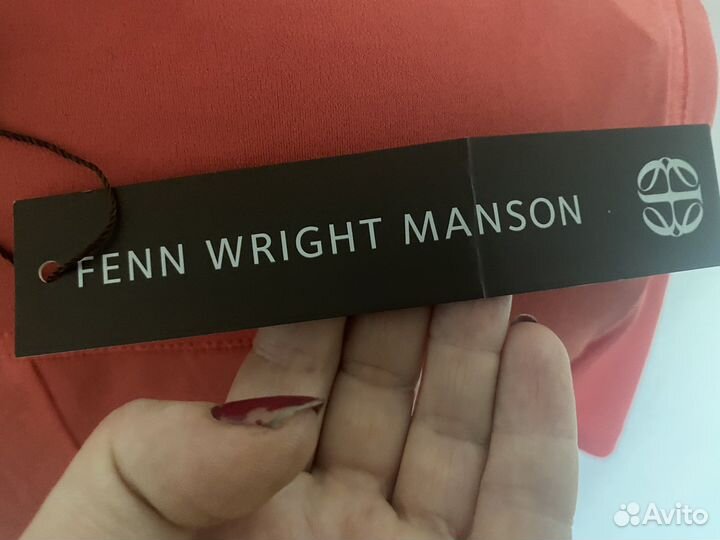 Платье алое коралловое красное новое 46 р