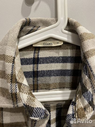 Рубашка женская в клетку новая Colin's размер XS