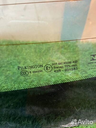 Стекло заднее Peugeot 301 2013