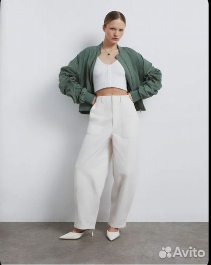 Брюки белые Gloria jeans