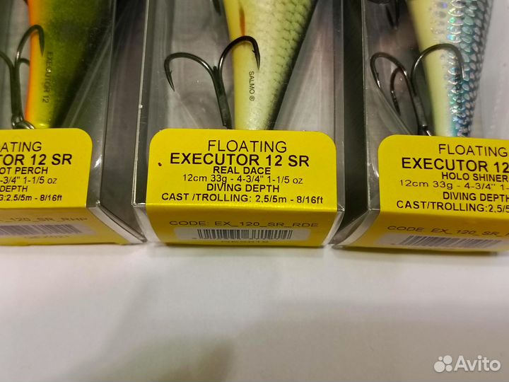 Воблер Salmo executor 12 SR цвет - HS, RD, RHP