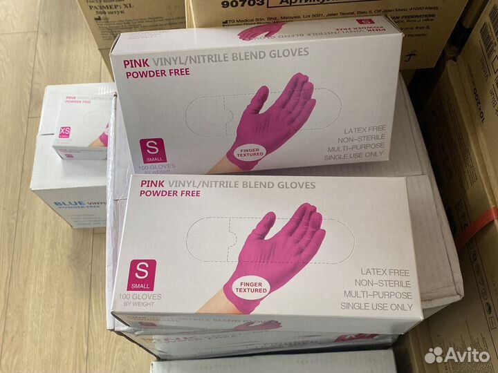 Перчатки винил Wally Plastic, S