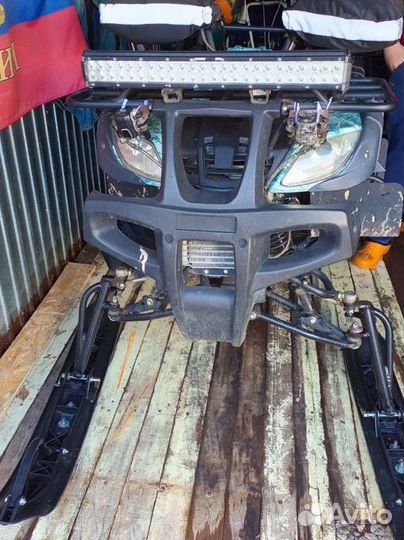 Квадроцикл с снегоходным комплектом ATV 200