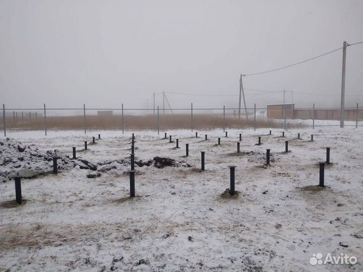 Винтовые сваи.Монтаж под ключ