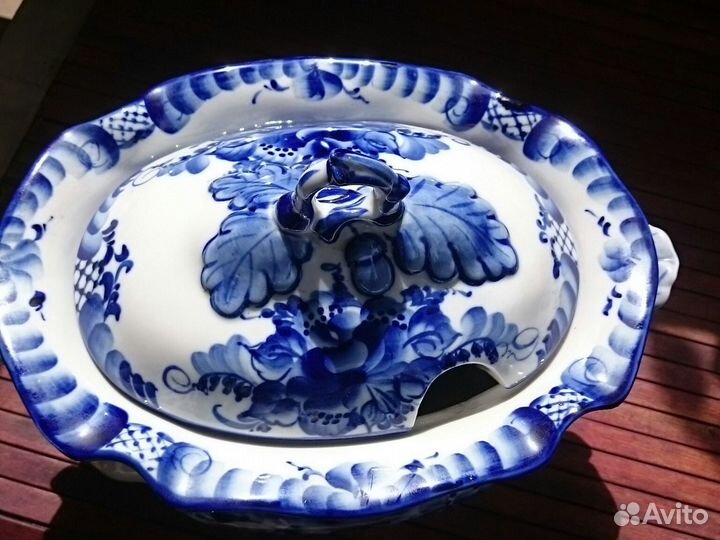 Супница Гжель