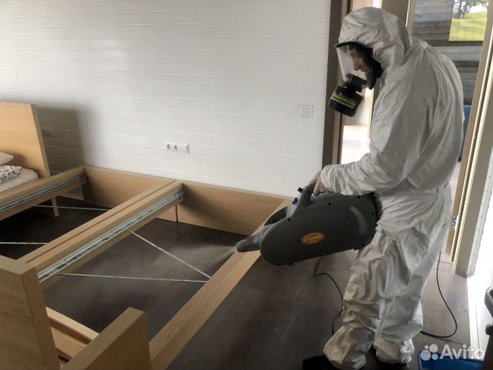 Уничтожение клопов, тараканов. Дезинфекция