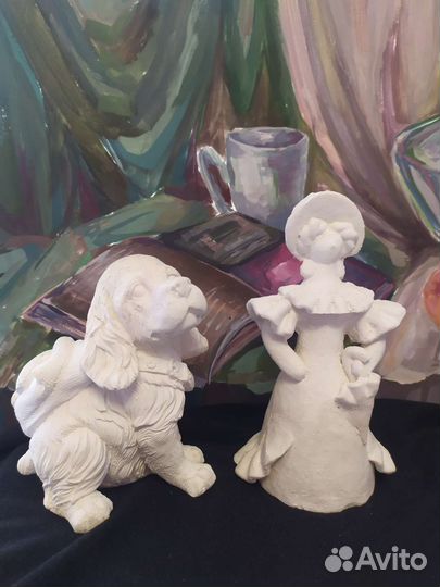 Фигурки из гипса (под покраску)