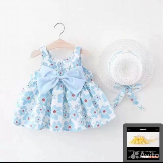 Платье для девочки 92