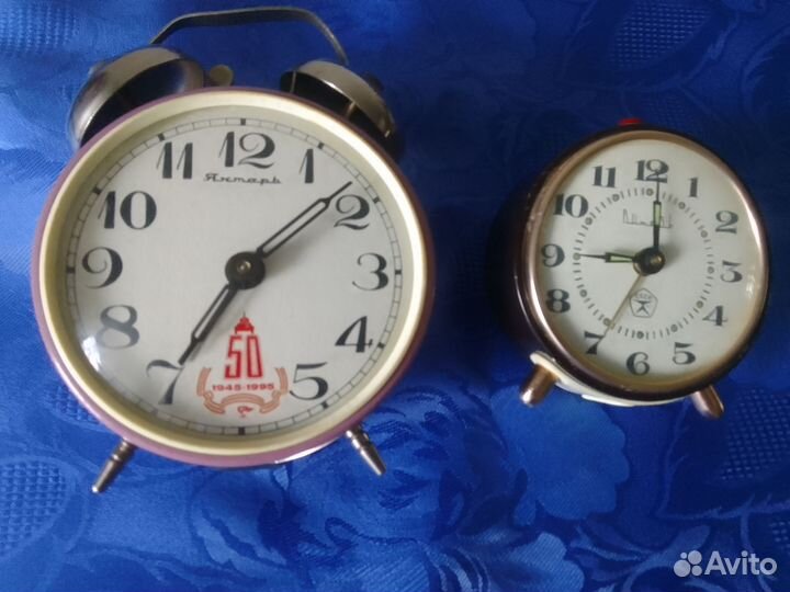 Часы будильник СССР