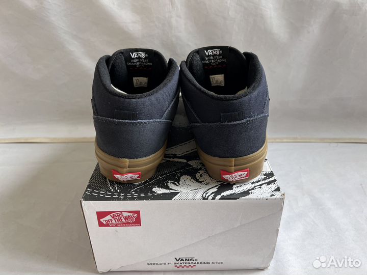 Кеды Vans Half Cab Pro Navy Gum Оригинал popcush