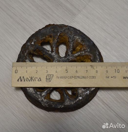 Запчасти для старинного самовара. Две детали с нап