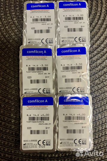 Линзы контактные Cooper vision