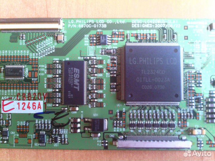 Комплектующие на телевизор philips 42pfl7682d/12