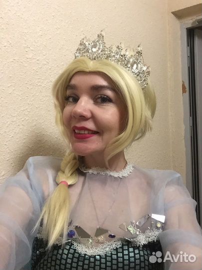 Парик Эльзы и Корона