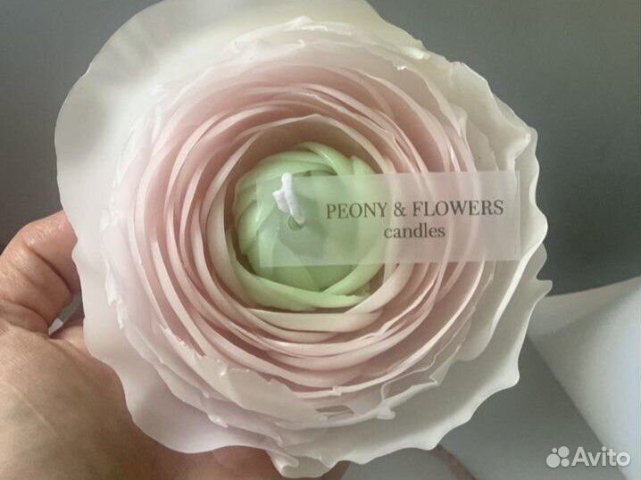 Свечи-цветы пионы ручной работы Обучение