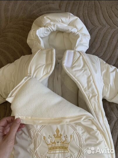 Конверт на выписку, в коляску зимний