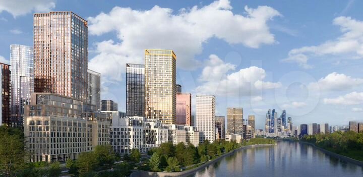 3-к. квартира, 83,5 м², 23/44 эт.