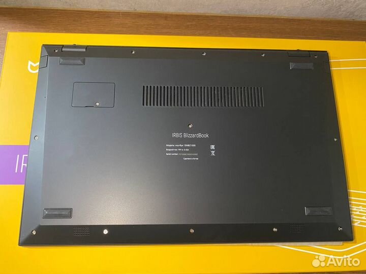 Новый ноутбук irbis BlizzardBook + Сумка для ноутб