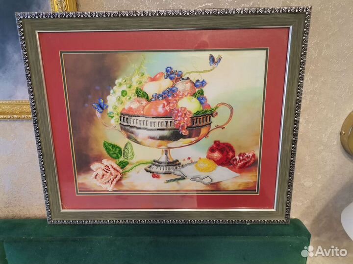 Картины вышитые бисером