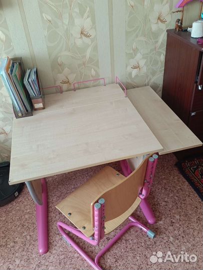 Растущая парта и стул Деми