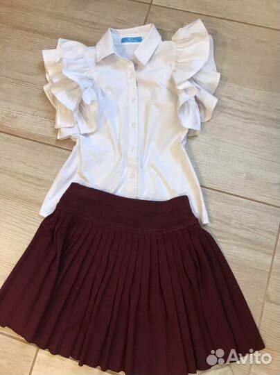 Блузки школьные пакет 146-152