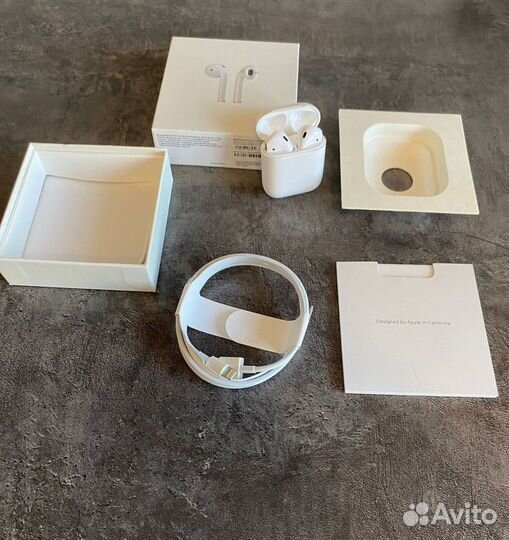 Беспроводные наушники apple airpods 2