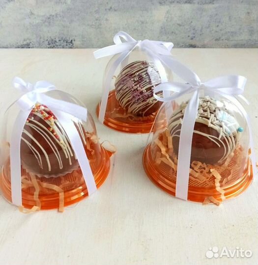 Чайные и шоколадные бомбочки, медианты из шоколада