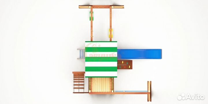 Детская игровая площадка уличная Савушка 15