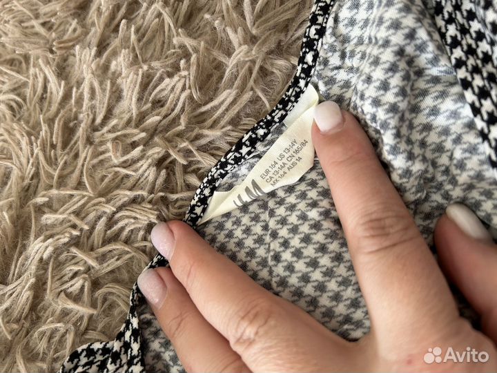 Юбка рубашка H&M вельветовая xs