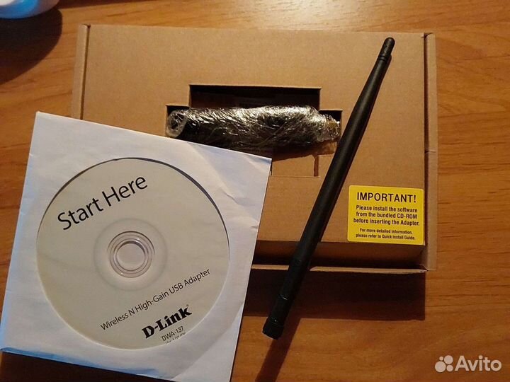 Wireless N High- Gain USB Adapter