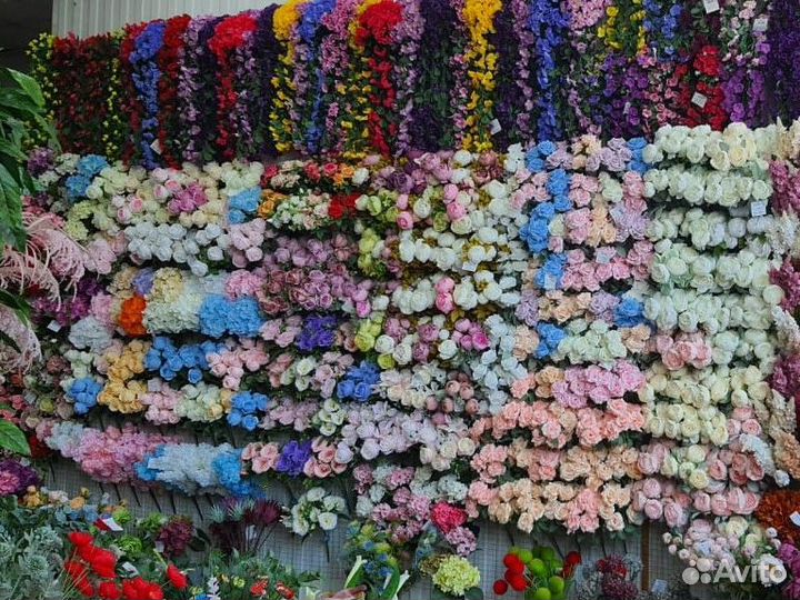 Искусственные цветы для декора свадьбы