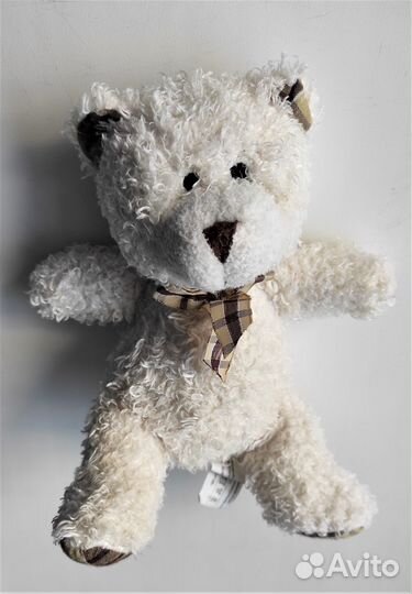 Медведь с клетчатым бантом, 24см