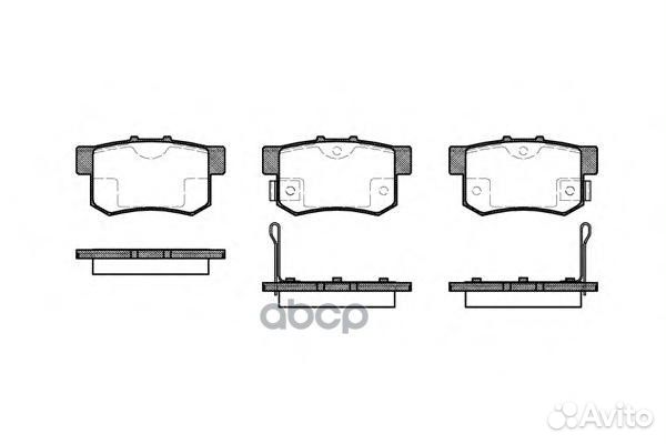 Колодки тормозные 032502 Remsa