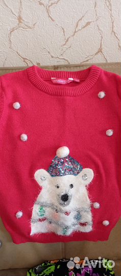 Пакет б/у вещей на девочку 116-122 см