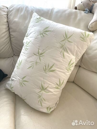 Подушка для сна антиалергенная пух бамбук