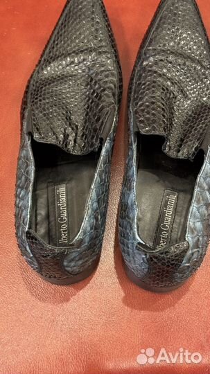 Мокасины из питона handmade италия 42