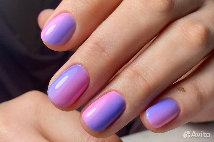 Маникюр с покрытием гель-лак. Педикюр. Студия