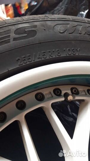 Колёса r18 5*114, разноширокие диски