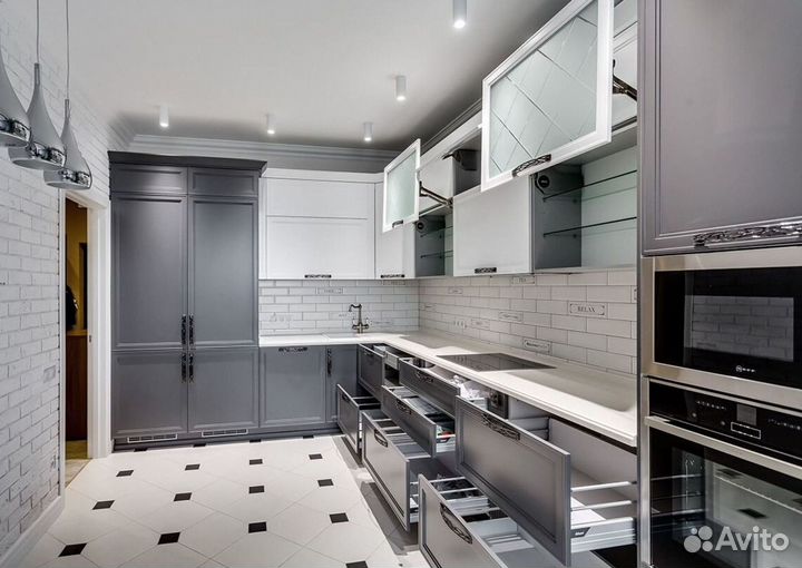 Кухни на заказ любой сложности