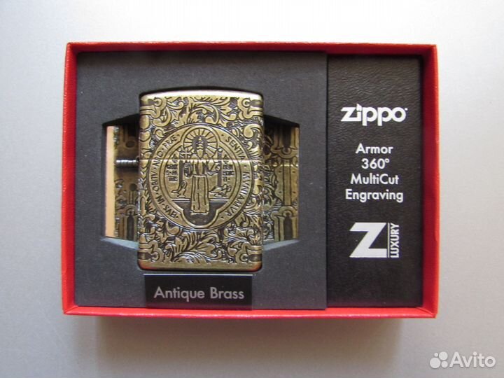 Zippo 29719 Armor St. Benedict, new