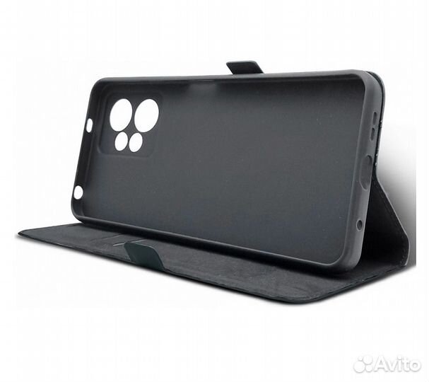 Чехол-книжка для Xiaomi Redmi 12 черный, Book Case