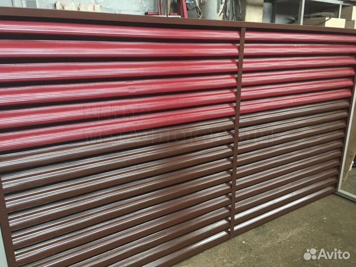 Забор жалюзи