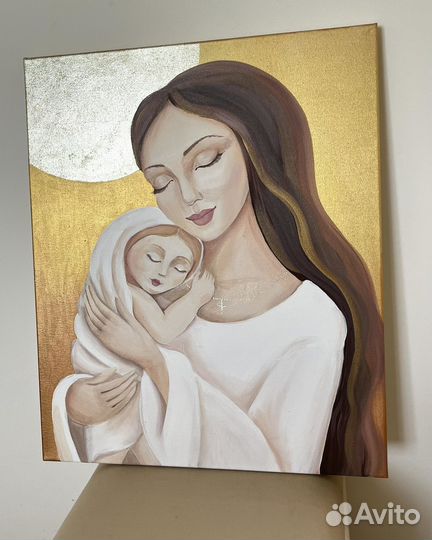 Картина новая с золотом 