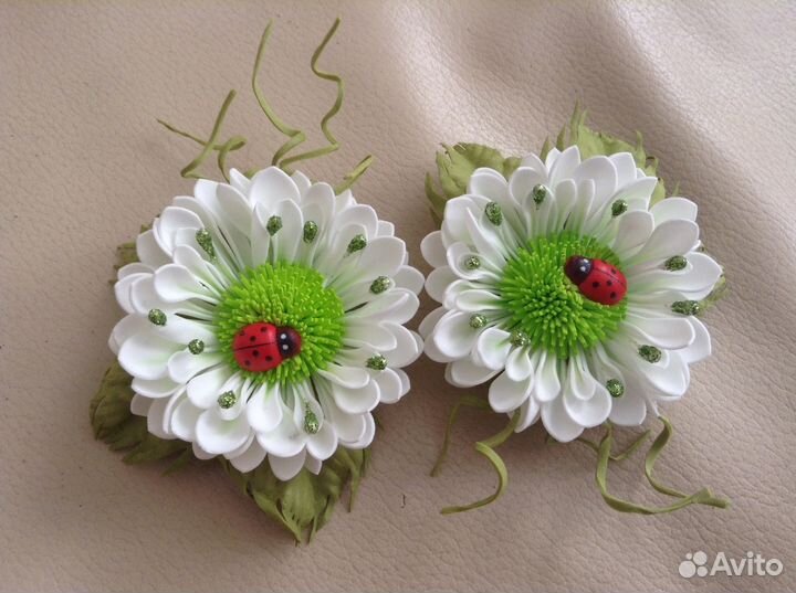 Заколочки из фоамирана