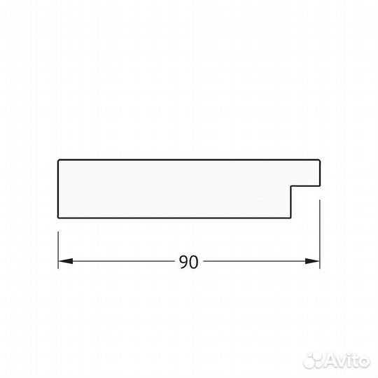 Зеркало Evoform Definite 110х60 BY 3087 в багетно