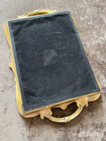 Винтажный зеркальный поднос