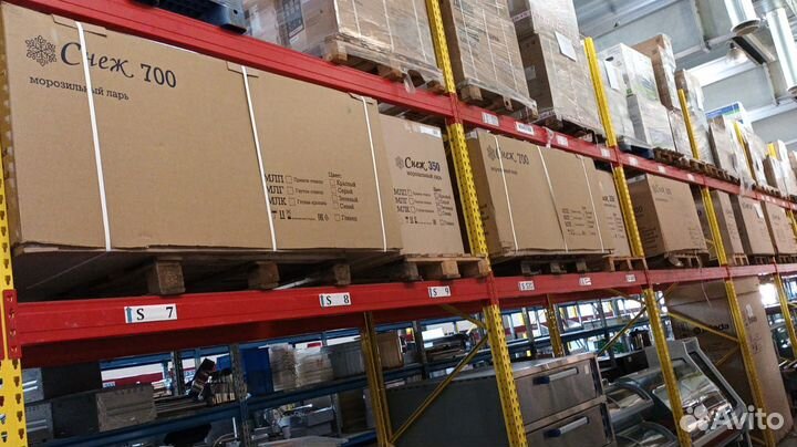 Ларь морозильный Снеж млп-400 серый