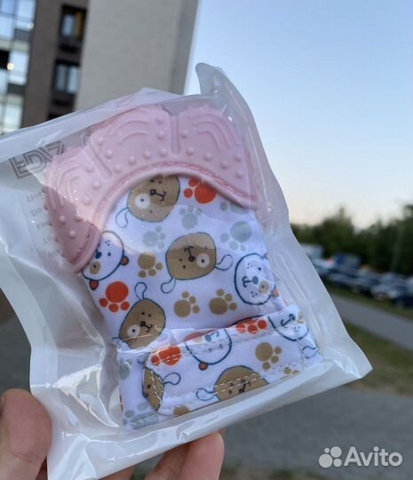 Рукавичка-грызунок, шуршащий, прорезыватель